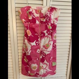 Strapless Zip Front Lilly Pulitzer Wesley Dress